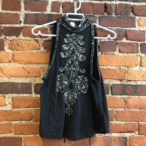 Embellished tank top